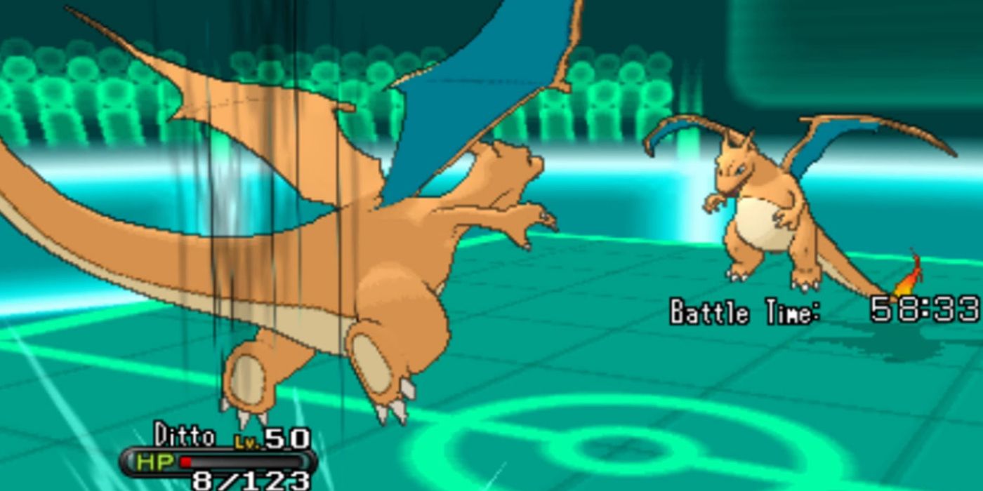 Charizards Fighting in Pokémon X and Y