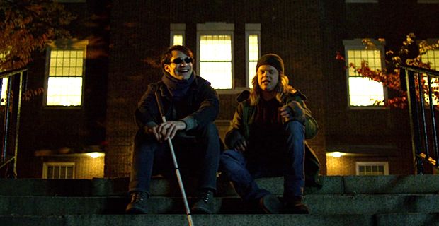 Charlie Cox and Elden Henson in Daredevil Season 1 Episode 10