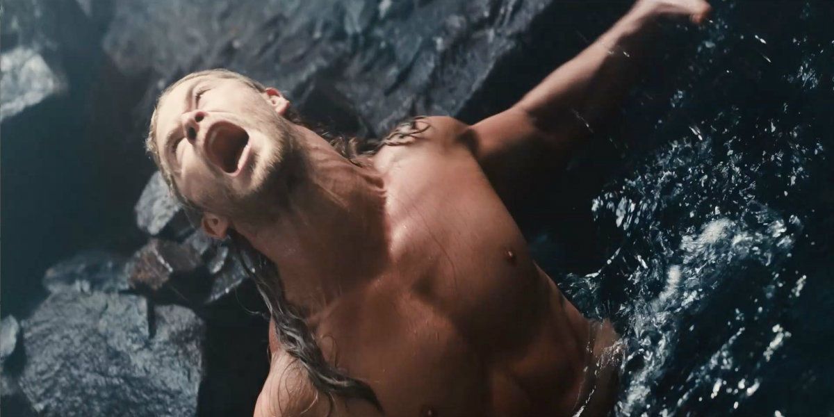 Chris Hemsworth As Thor In Norm Cave Age Of Ultron