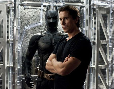 Christian Bale and the Batman Suit