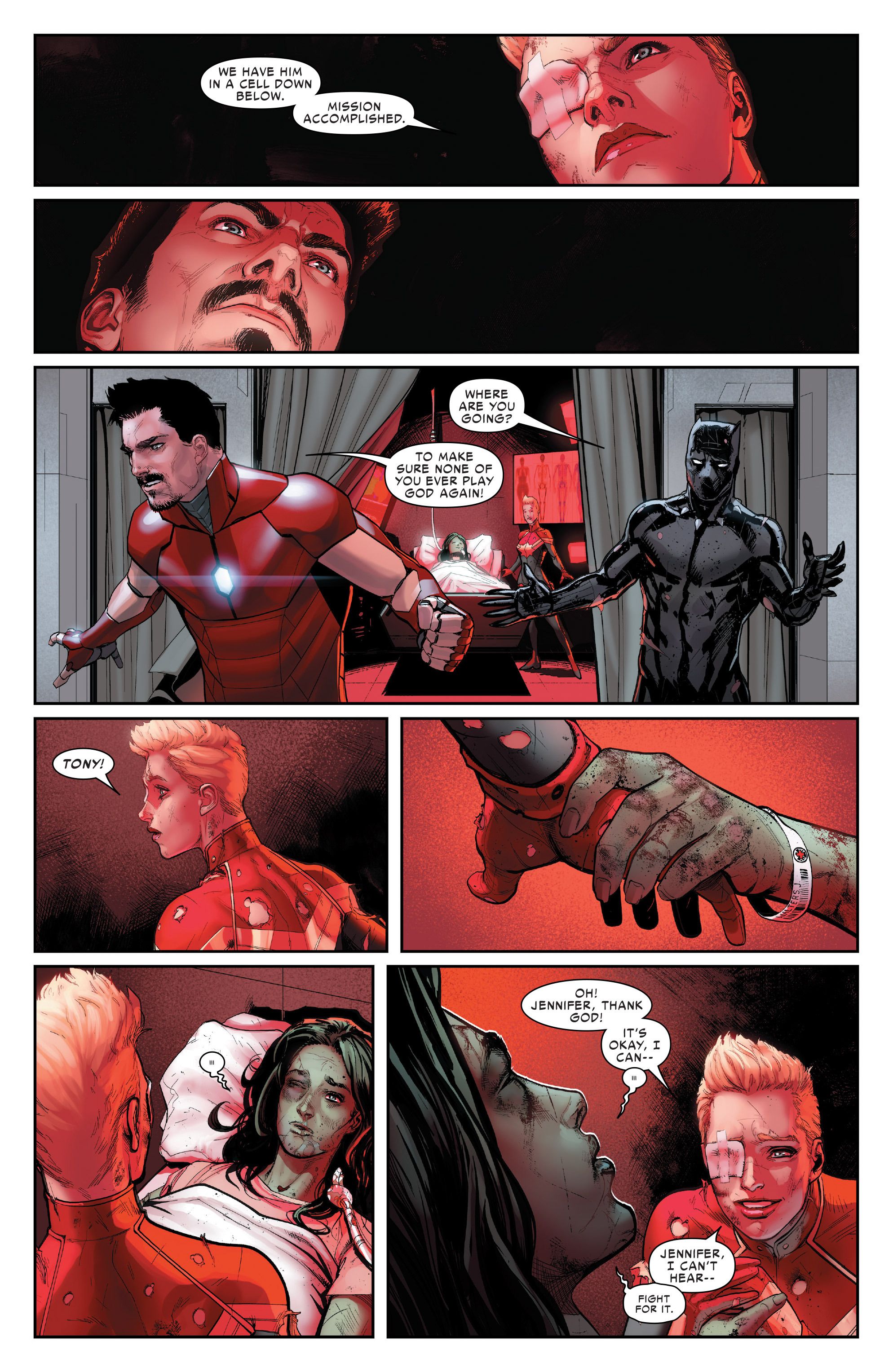 Civil War II #1 Spoilers - Tony Stark No One Plays God
