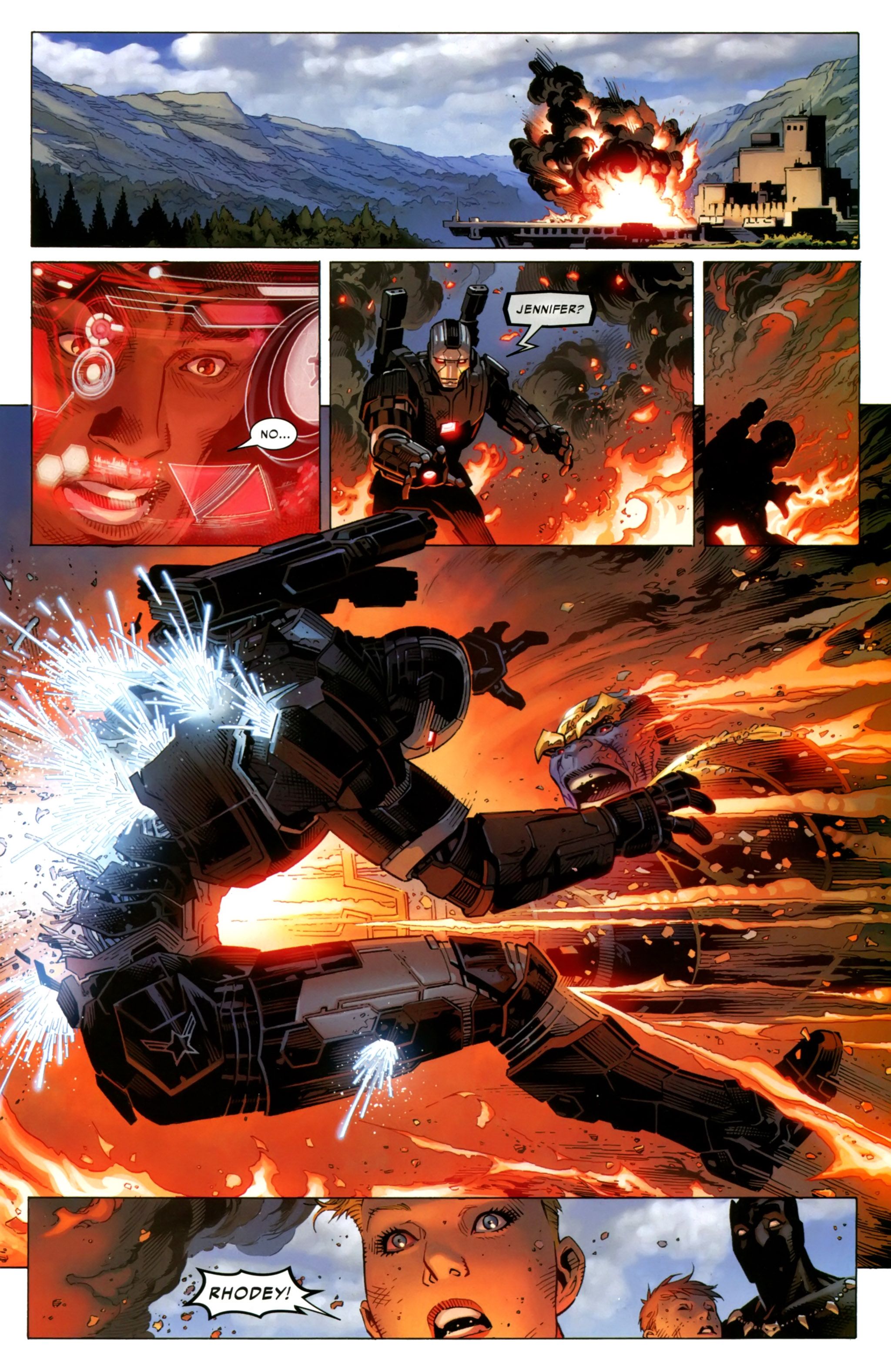 Civil War II FCBD - Thanos Kills War Machine