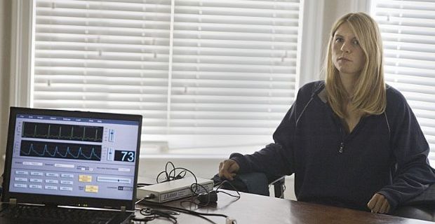Claire Danes in Homeland Still Positive