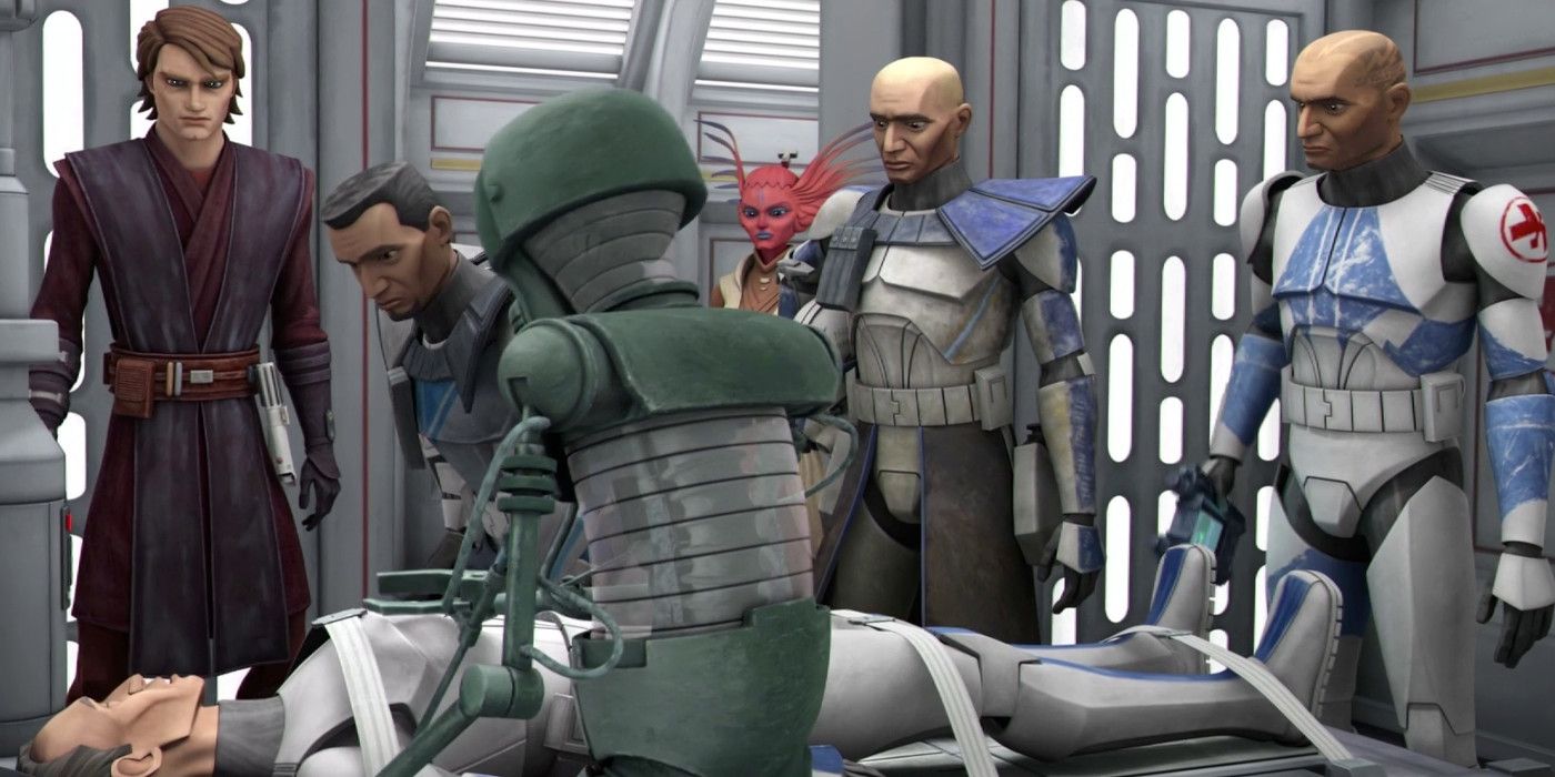 Star Wars: The Clone Wars: Fives Discovers Inhibitor Chip in Tup