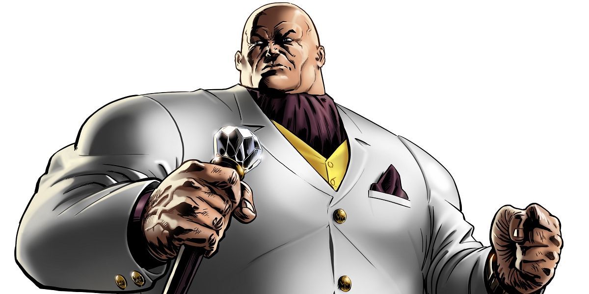 The Kingpin against a white background