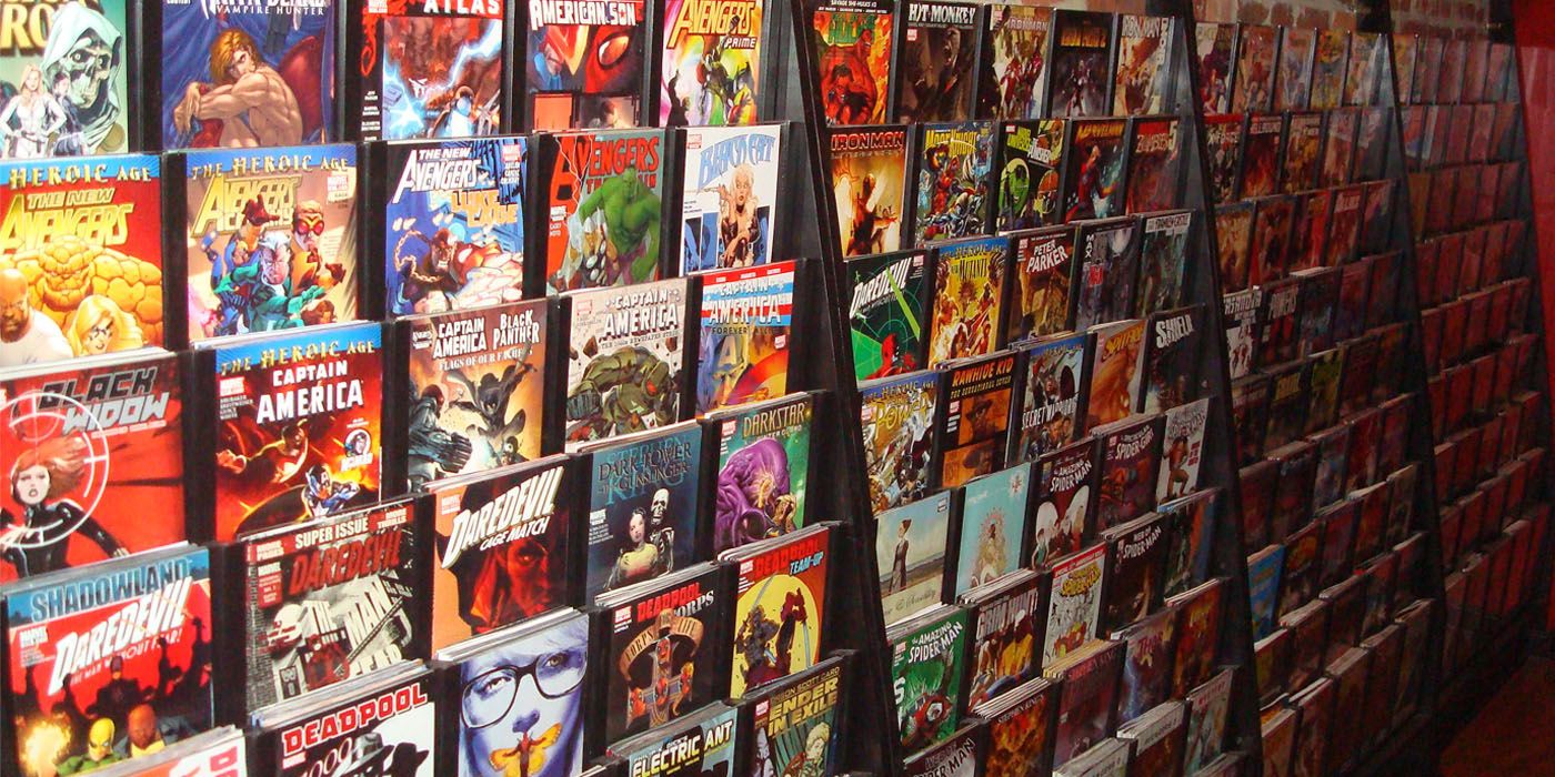 Comic Book Store Shelves