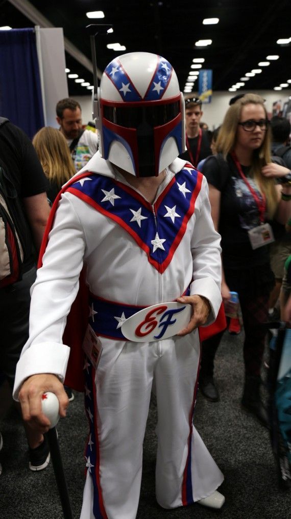 Comic Con 2014 Cosplay - Evel Knievel Elvis