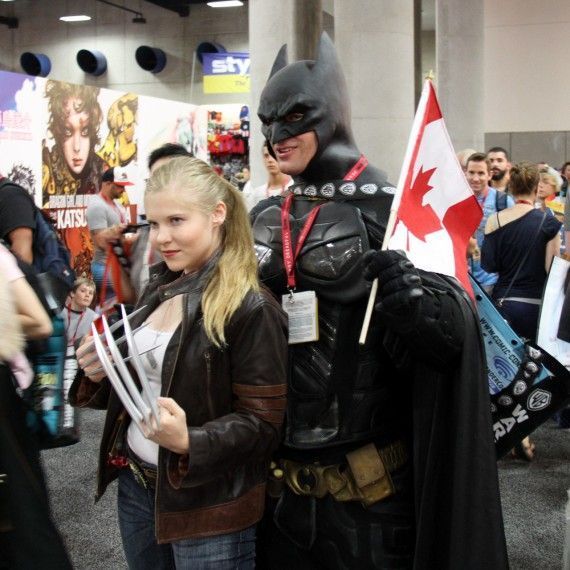 Comic Con 2014 Cosplay - Logan, Batman (Dark Knight)