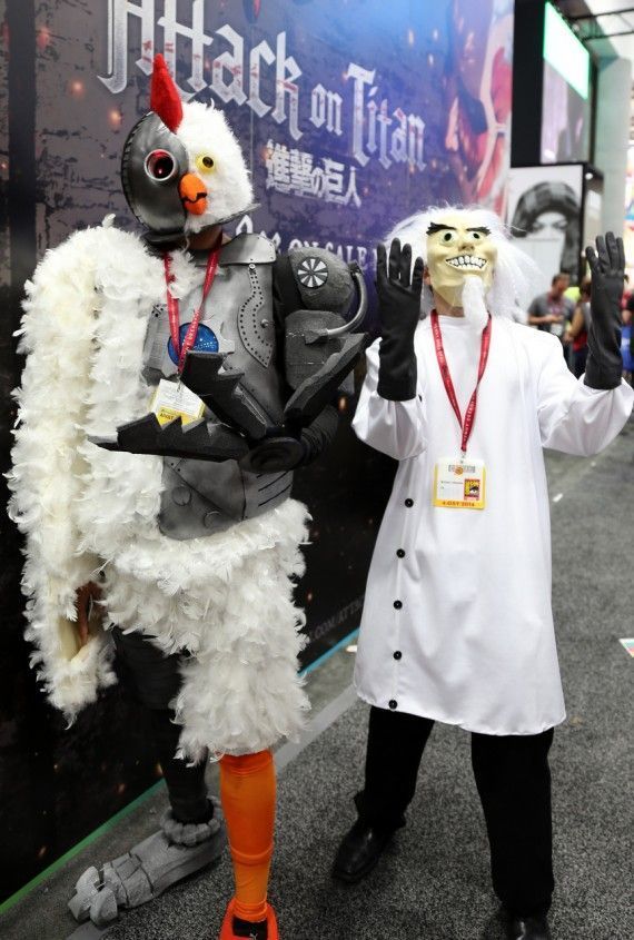 Comic Con 2014 Cosplay - Robot Chicken, Fritz Huhnmörder