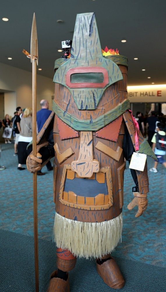 Comic Con 2014 Cosplay - Tiki Warrior