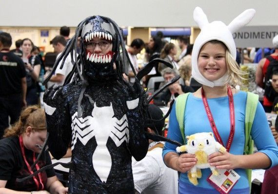 Comic Con 2014 Cosplay - Venom, Finn