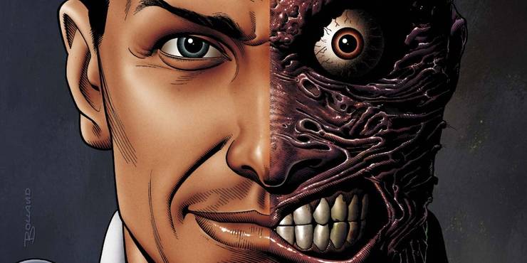 pics Half Burnt Face Man Batman who is two face the batman villain s