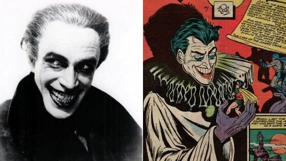 Conrad Veidt in The Man Who Laughs and The Joker 1941
