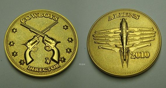 Cowboys &amp; Aliens Challenge Coin