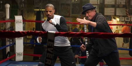 MIchael B. Jordan & Sylvester Stallone in Creed