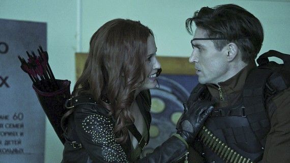 Cupid and Deadshot on Suicide Squad in Arrow