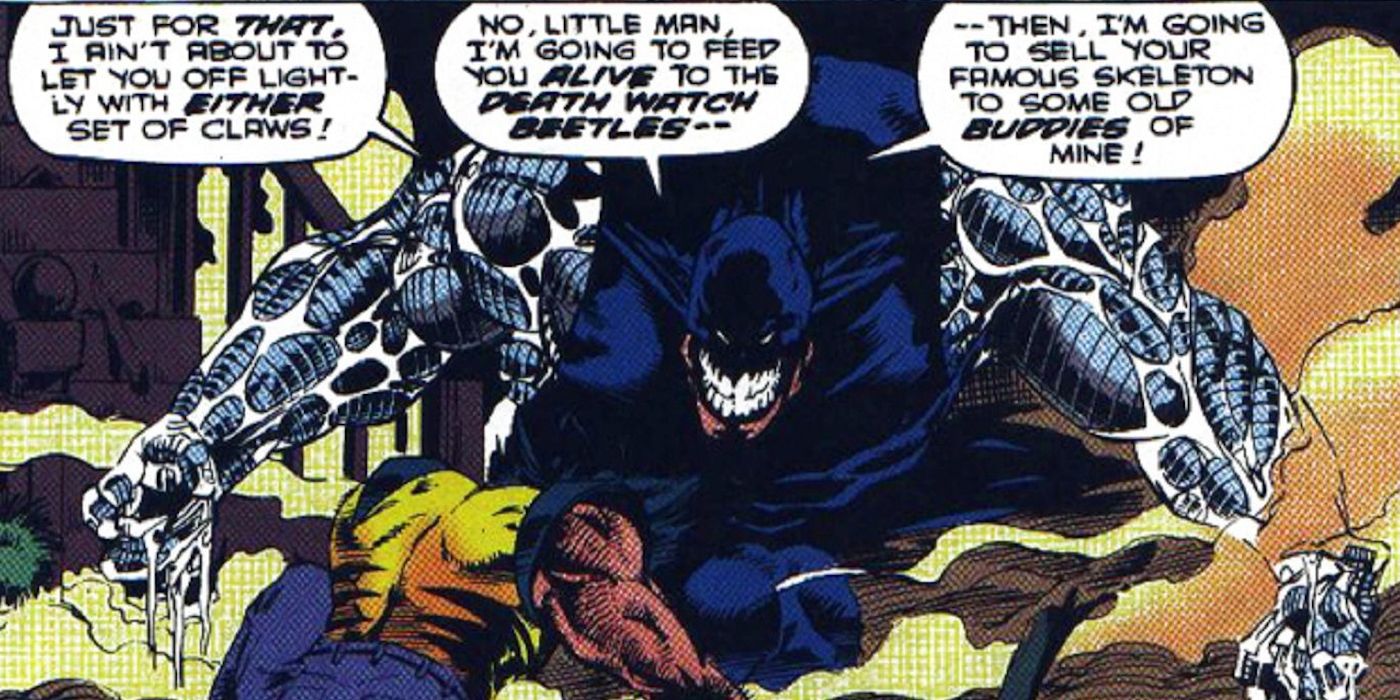 Cyber threatens Wolverine with the same beetles that kill him later