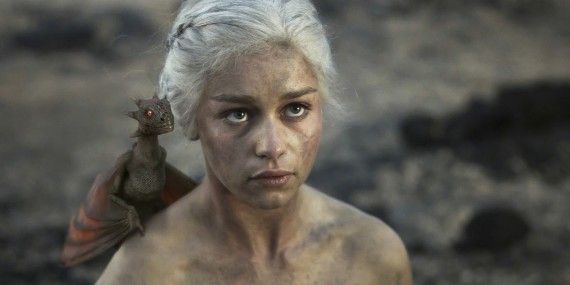 Daenerys With Hatched Dragons