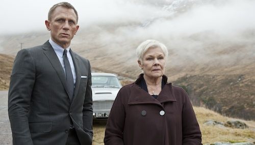 Daniel Craig and Judi Dench in 'Skyfall' (James Bond)