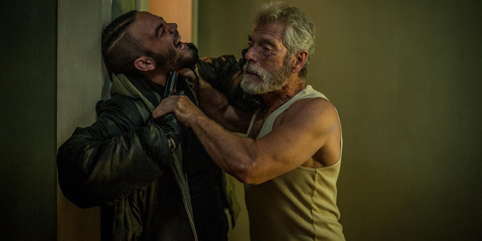 Daniel Zovatto and Stephen Lang in Don't Breathe