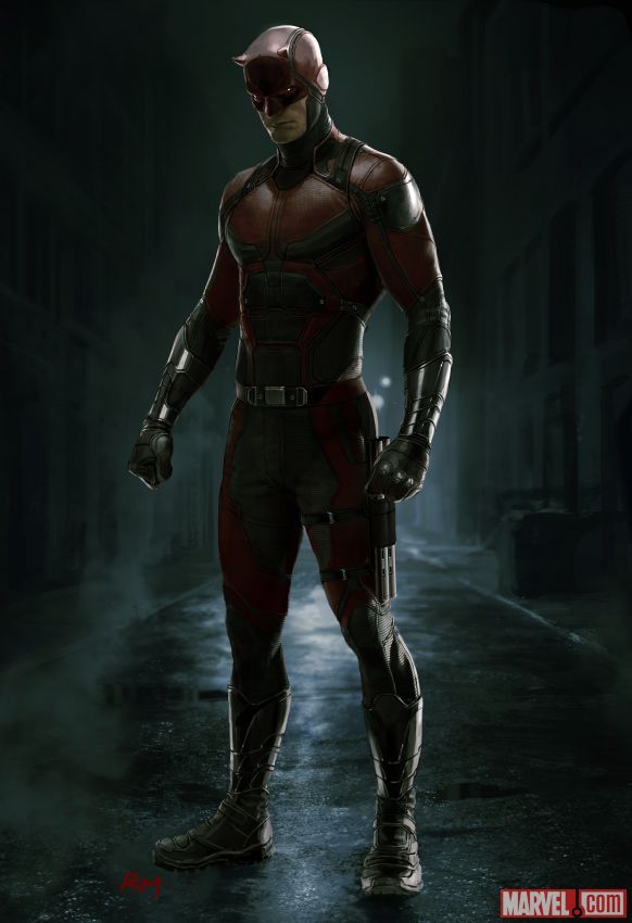 Daredevil Costume Concept Art Marvel Cinematic Universe