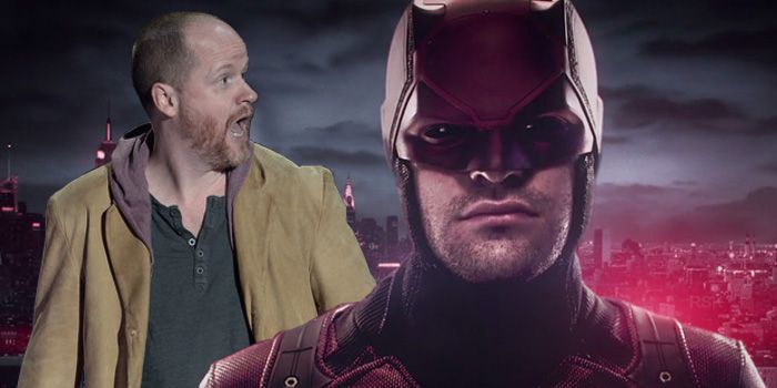 Daredevil (Charlie Cox) and Joss Whedon