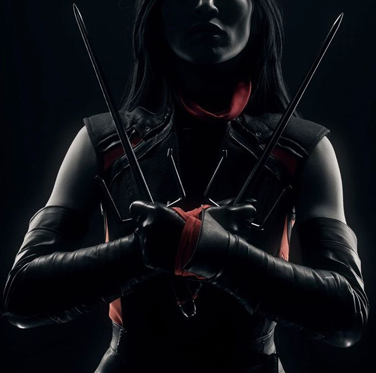 Daredevil Season 2 Elektra Sai Poster
