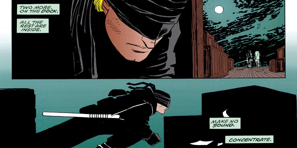 Black suit from Frank Miller's Daredevil: The Man Without Fear