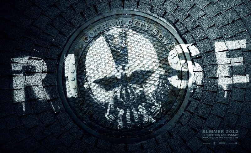 Dark Knight Rises Bane Rise Graffiti Poster