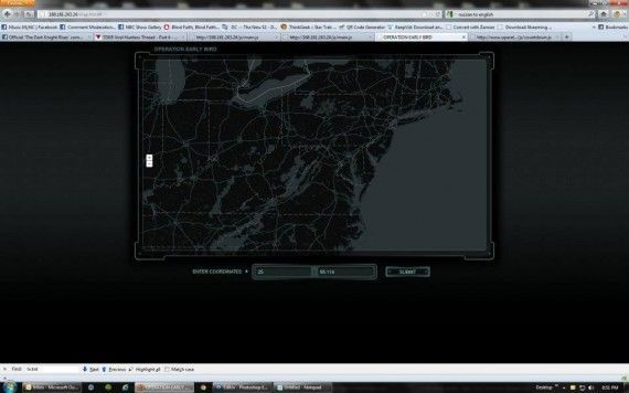 The Dark Knight Rises Viral - Operation Early Bird Map