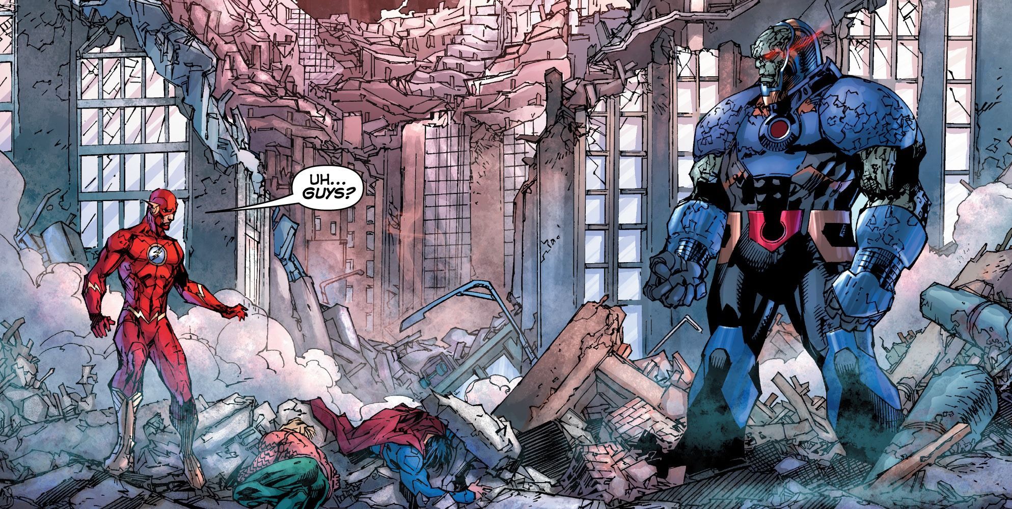 Darkseid and The Flash DC Comics