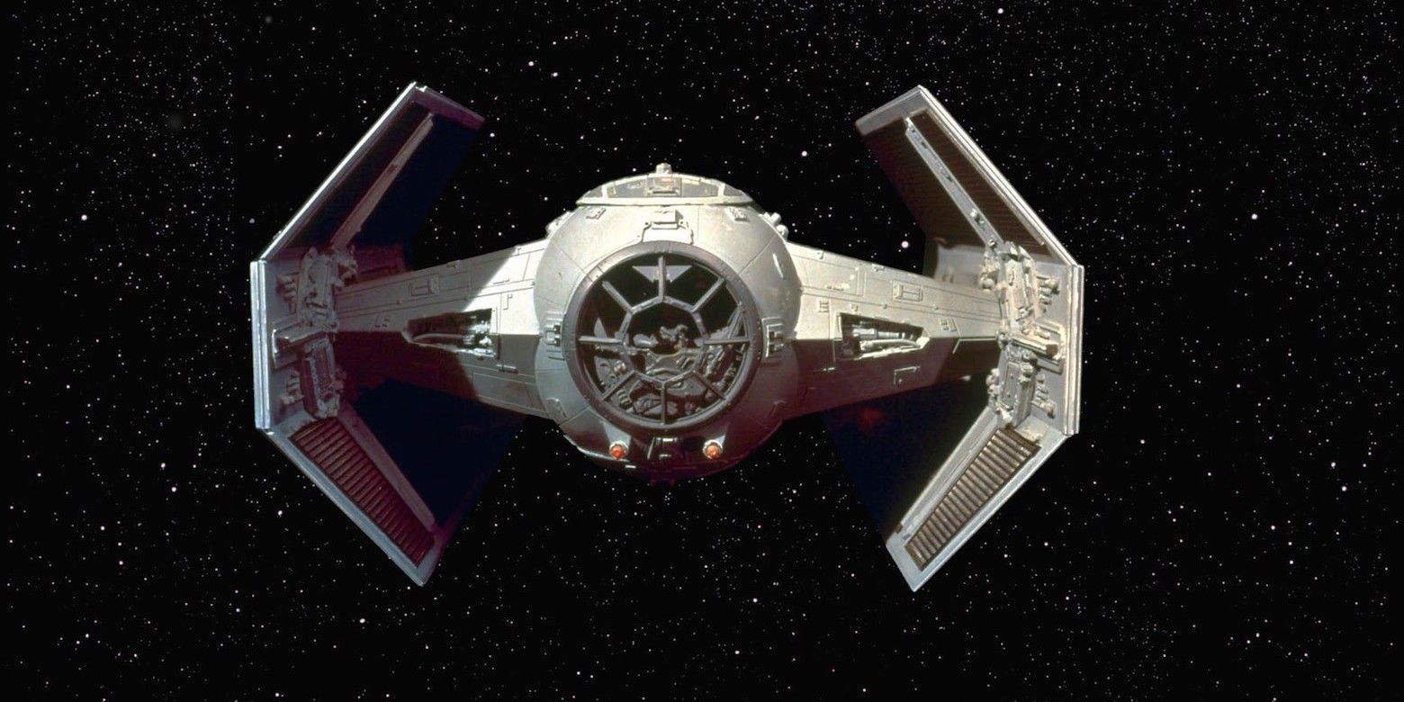 Darth Vader's TIE Fighter from Star Wars Episode IV A New Hope.