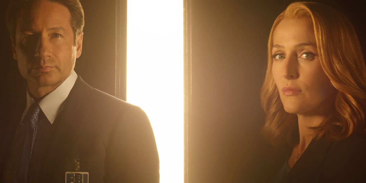 David Duchovny and Gillian Anderson in The X-Files Season 10