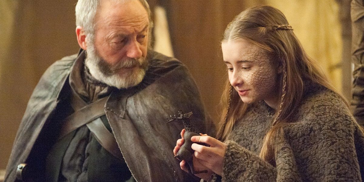 Davos and Shireen in Game of Thrones Season 5