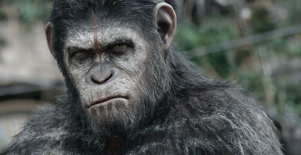 Dawn of the Planet of the Apes - Caesar with warpaint