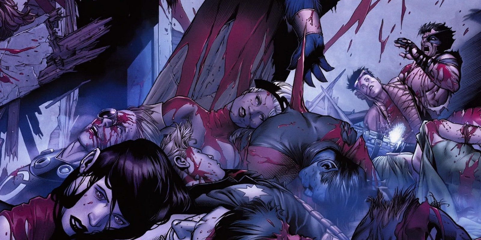 The X-Men die in Old Man Logan comics.