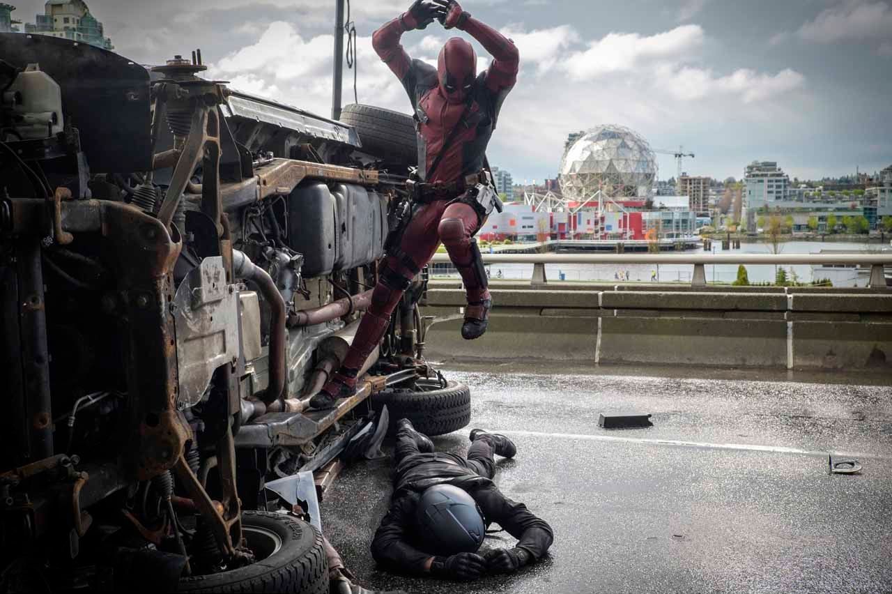 Deadpool Highway Fight Scene