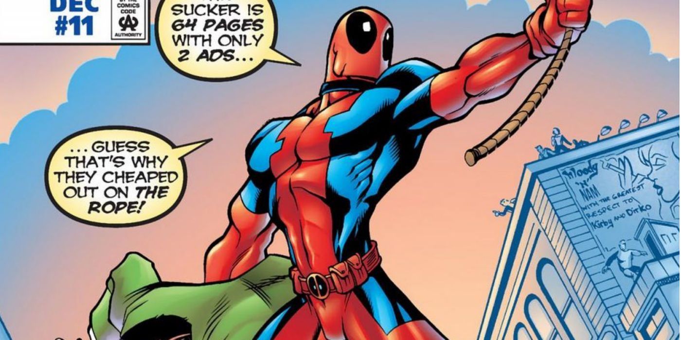 Deadpool muncul di Komik Marvel.