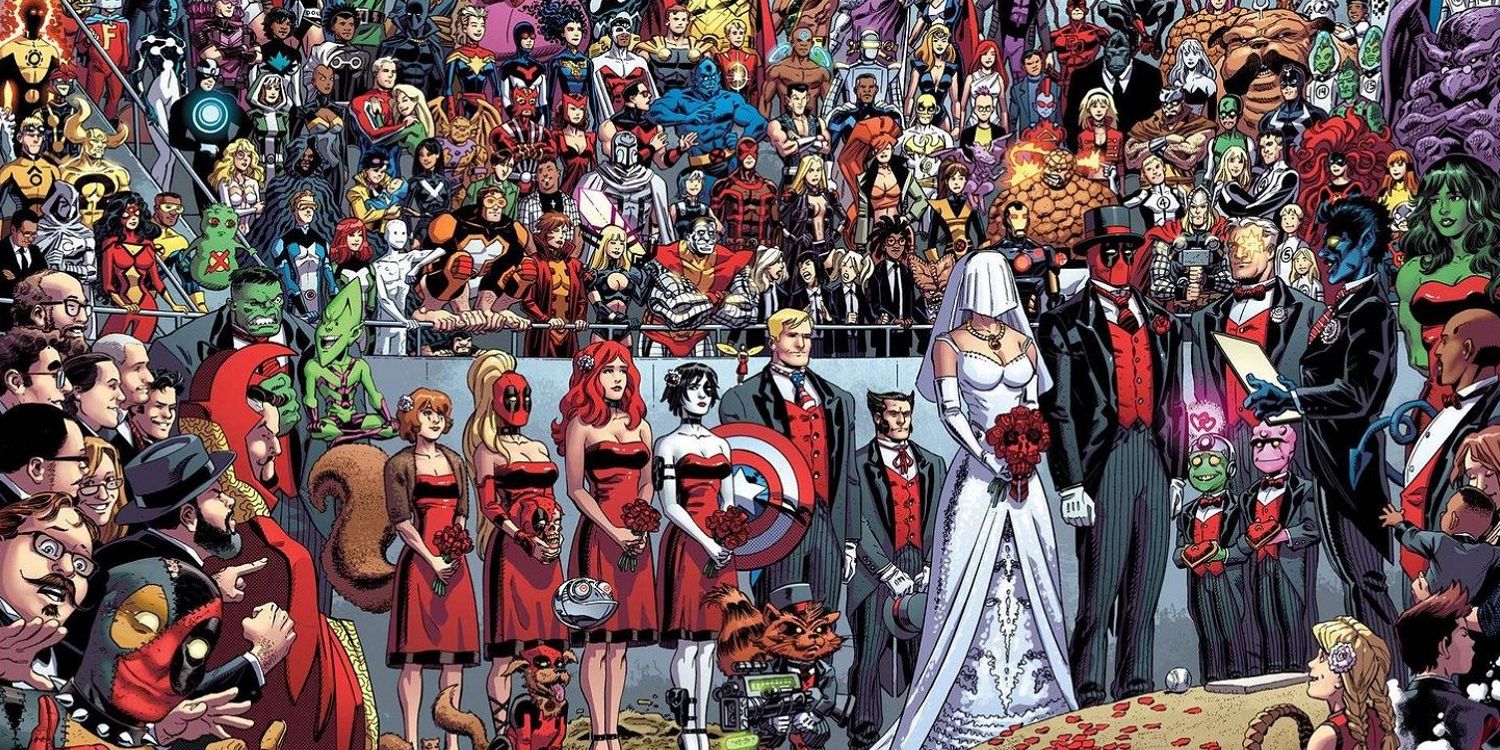 Deadpool Wedding Marvel Comics