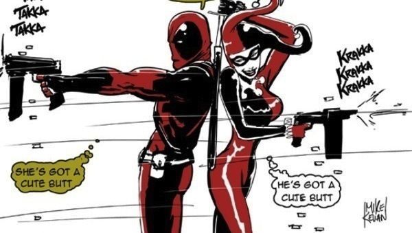 Deadpool and Harley Quinn Romance