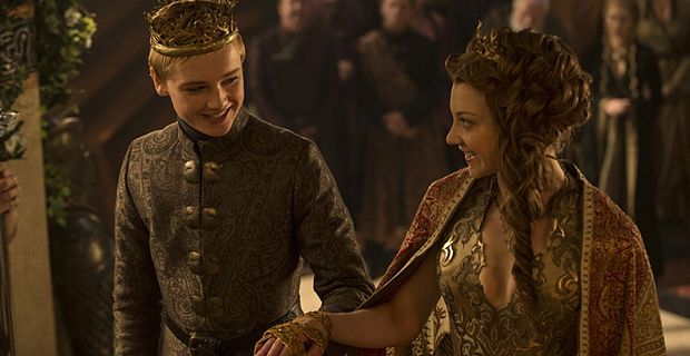 Dean-Charles Chapman and Natalie Dormer in Game of Thrones Season 5 Episode 3