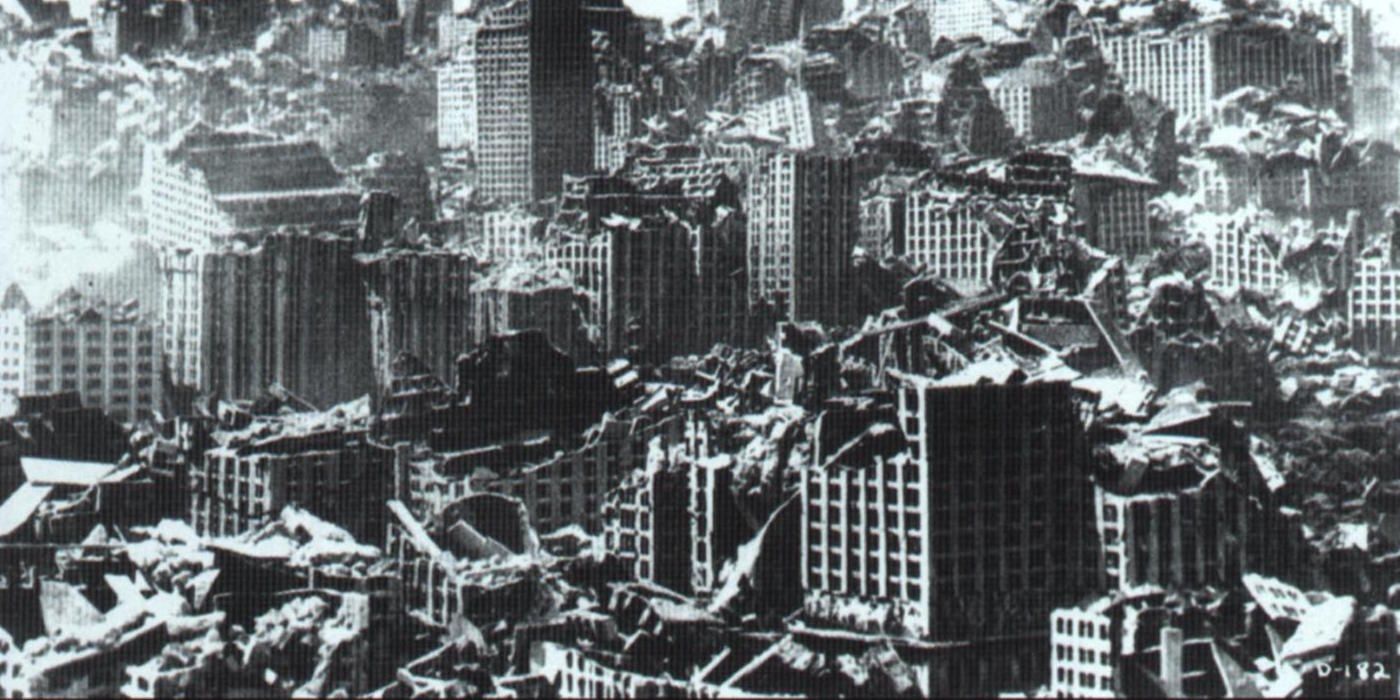 Earthquakes and flooding destroy New York in Deluge (1933)