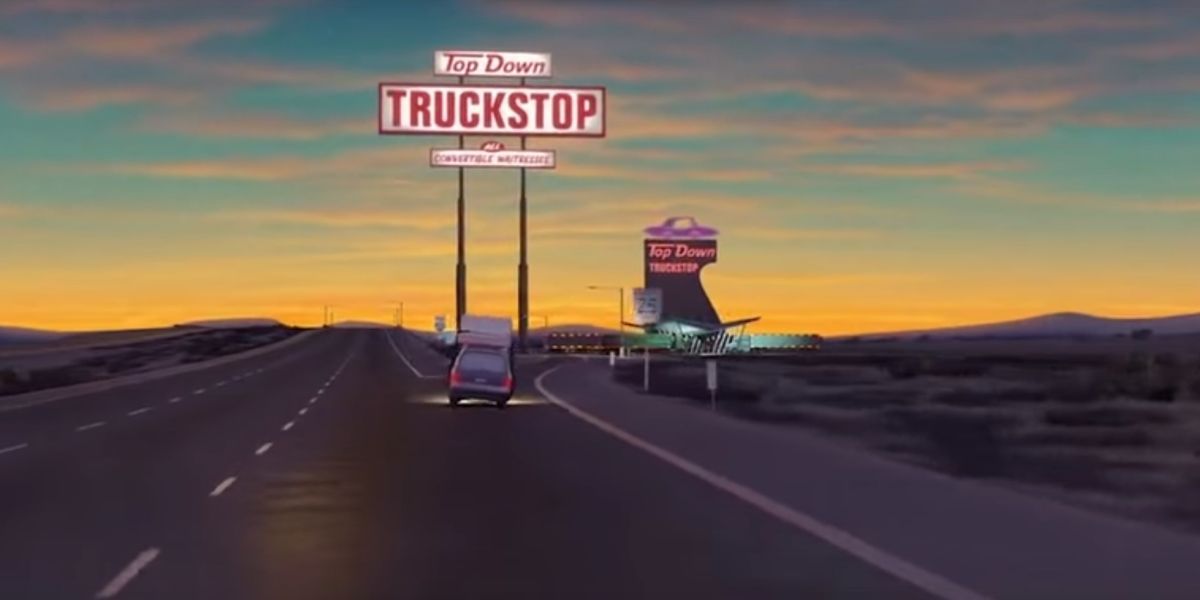 Disney Dirty Joke Cars Top Down Truckstop