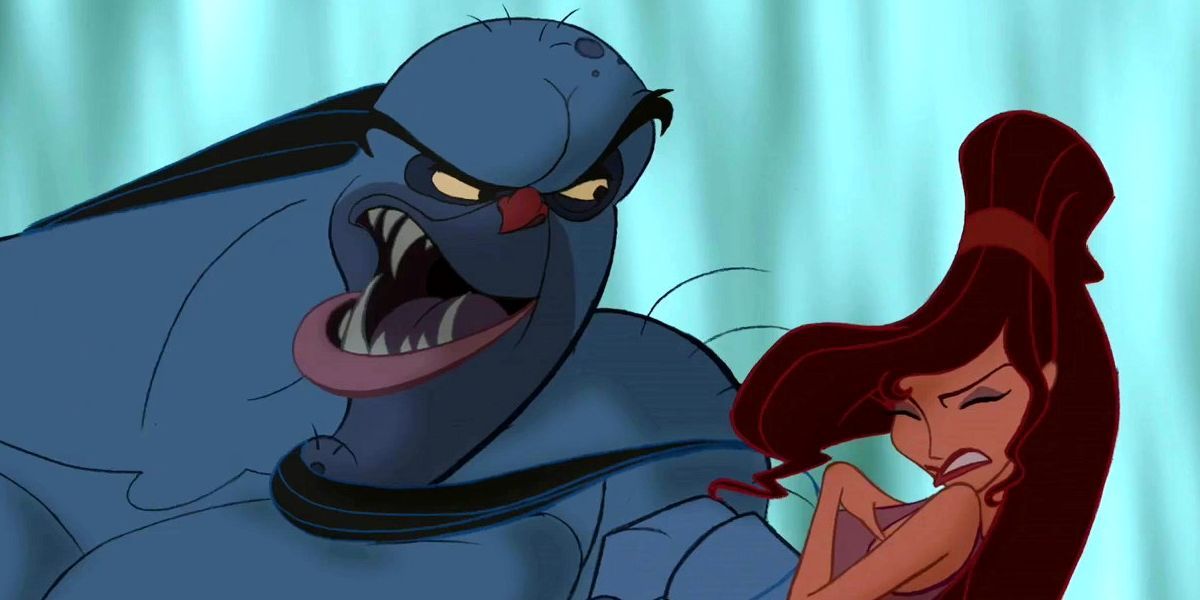 The centaur Nessus harassing Meg in Disney's Hercules 