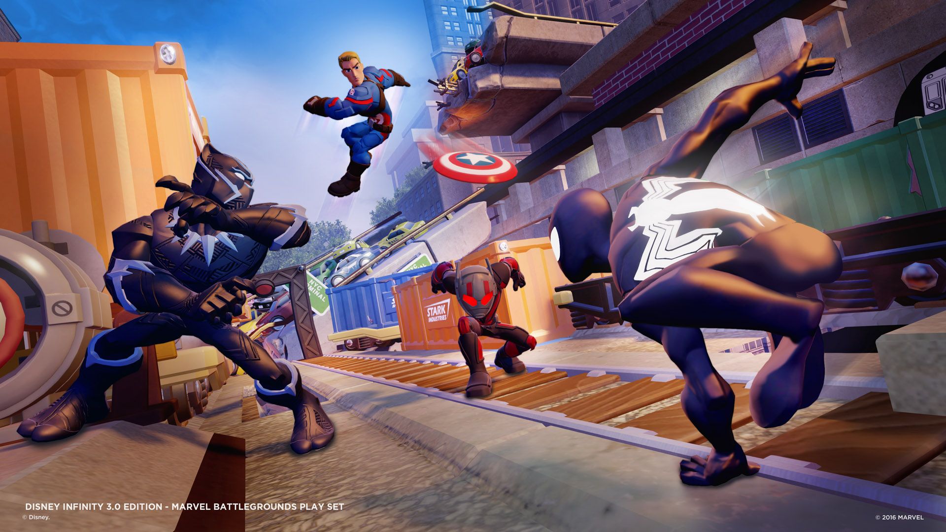 Disney Infinity Marvel Battlegrounds Brooklyn Trainyard