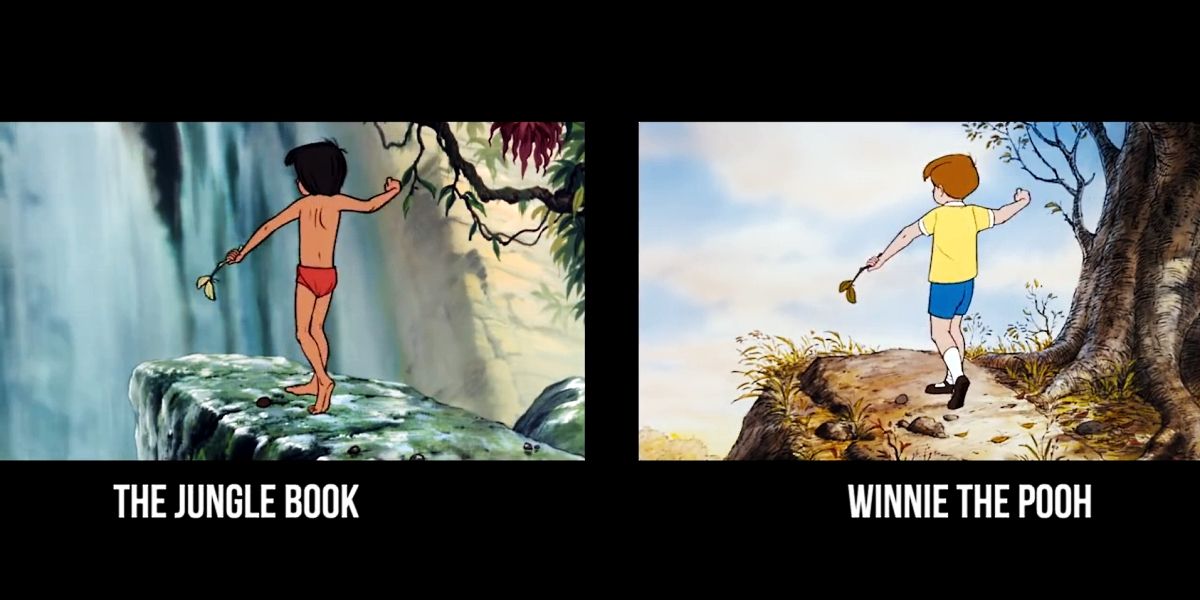 Disney Movie Reused Scene Jungle Book Winnie Pooh