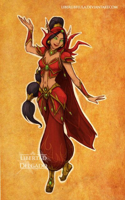 Disney Princesses Reimagined in the World Of Warcraft