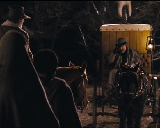Django Unchained Opening Scence Dr. King Schultz vs Speck Brothers