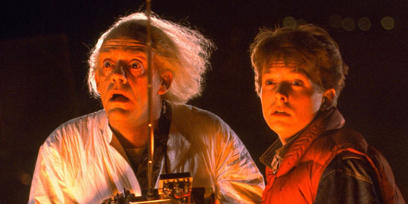 Doc Brown and Marty McFly in Back to the Future