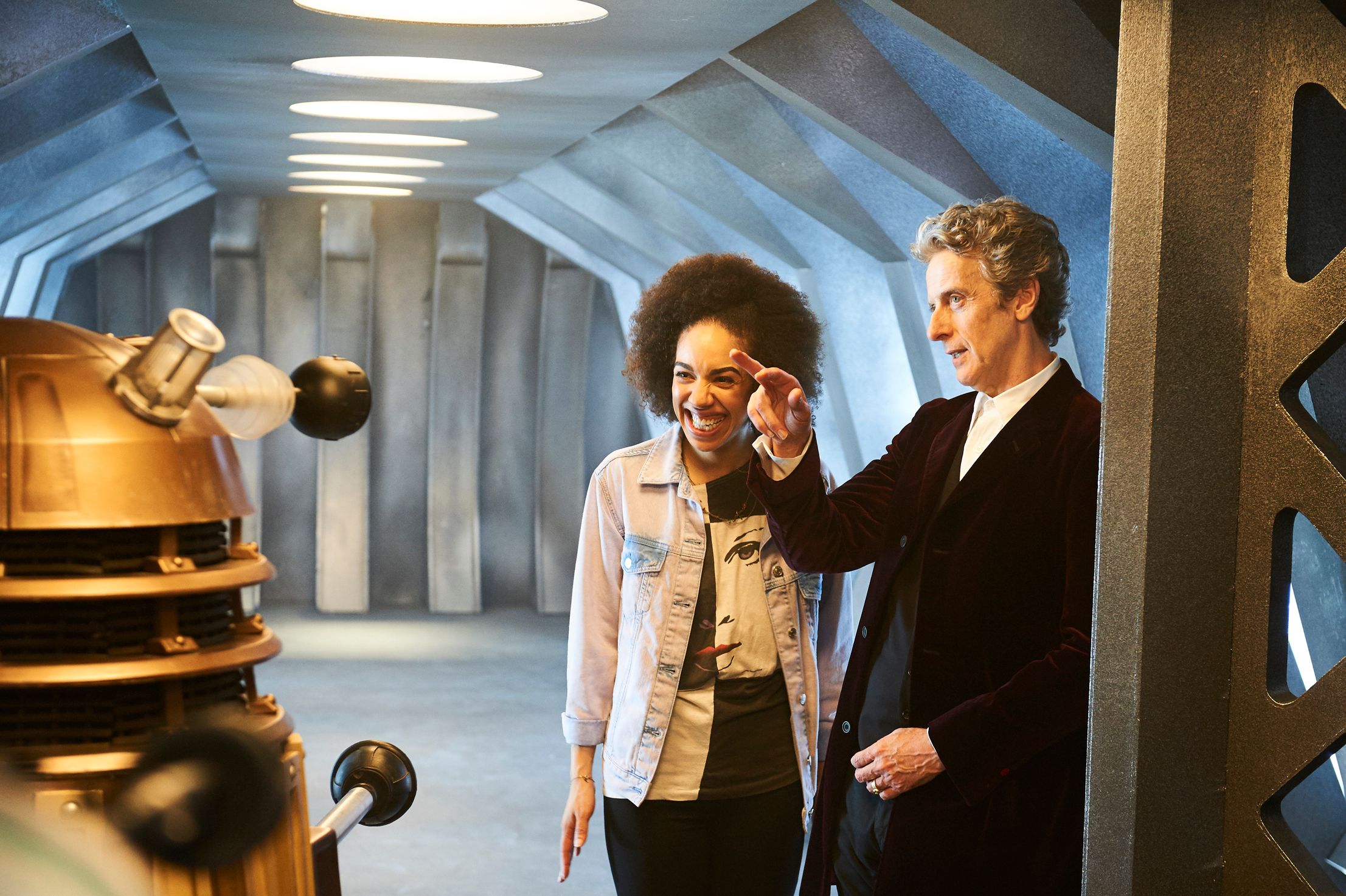 Doctor Who - Peter Capaldi and Pearl Mackie